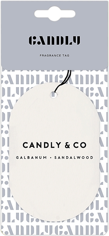 Zawieszka zapachowa - Candly & Co No.6 Galbanum-Sandalwood Fragrance Tag — Zdjęcie N1