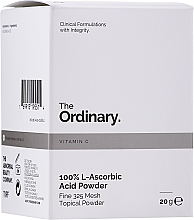 Witamina C w proszku - The Ordinary 100% L-Ascorbic Acid Powder — Zdjęcie N2