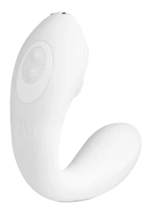 Stymulator punktu G, biały - So Divine Pearl Vibe 2 In 1 G-Spot & Suction Stimulator — Zdjęcie N2