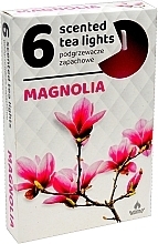 Podgrzewacze zapachowe tealight Magnolia, 6 szt. - Admit Scented Tea Light Magnolia — Zdjęcie N1