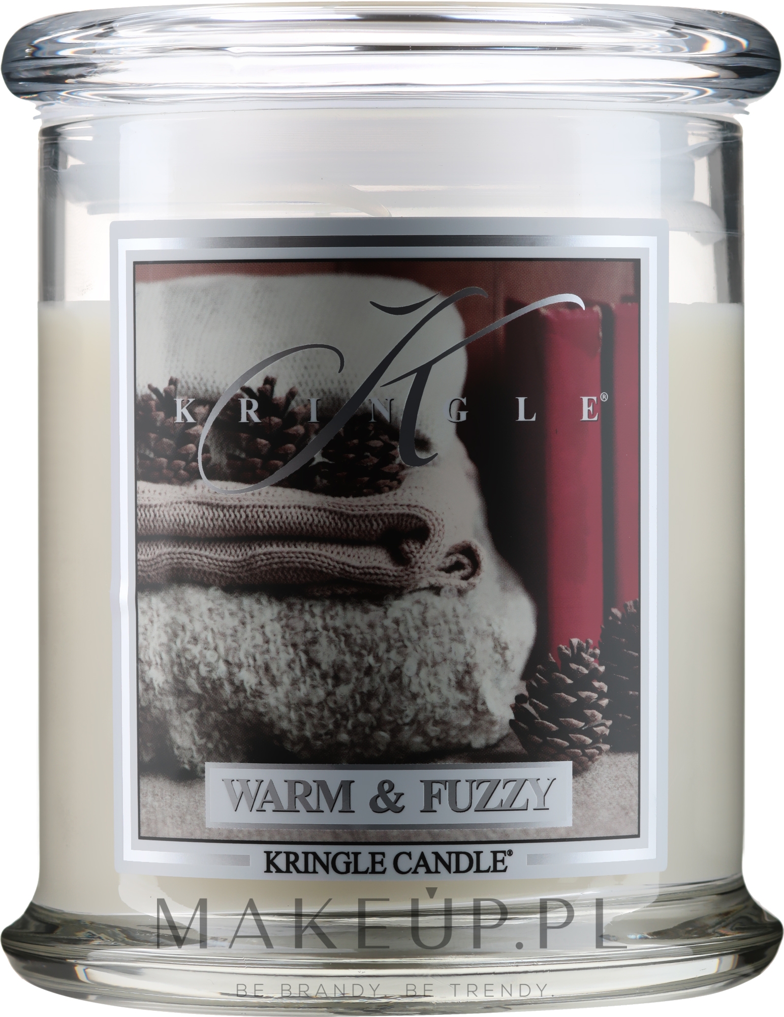 Świeca zapachowa w słoiku - Kringle Candle Warm & Fuzzy — Zdjęcie 411 g