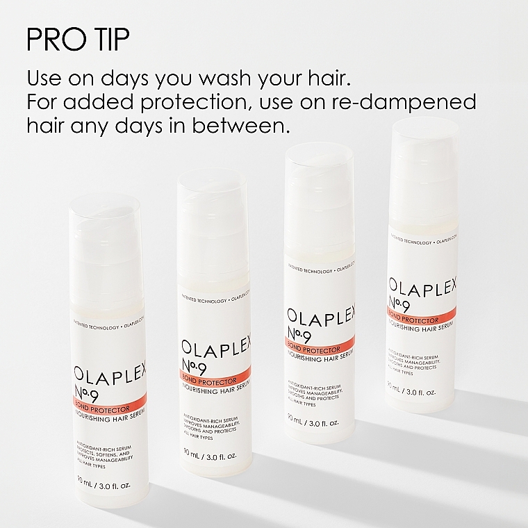 Odżywcze serum do włosów - Olaplex No.9 Bond Protector Nourishing Hair Serum — Zdjęcie N6