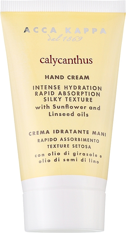 Przeciwstarzeniowy krem do rąk - Acca Kappa Calycanthus Cream