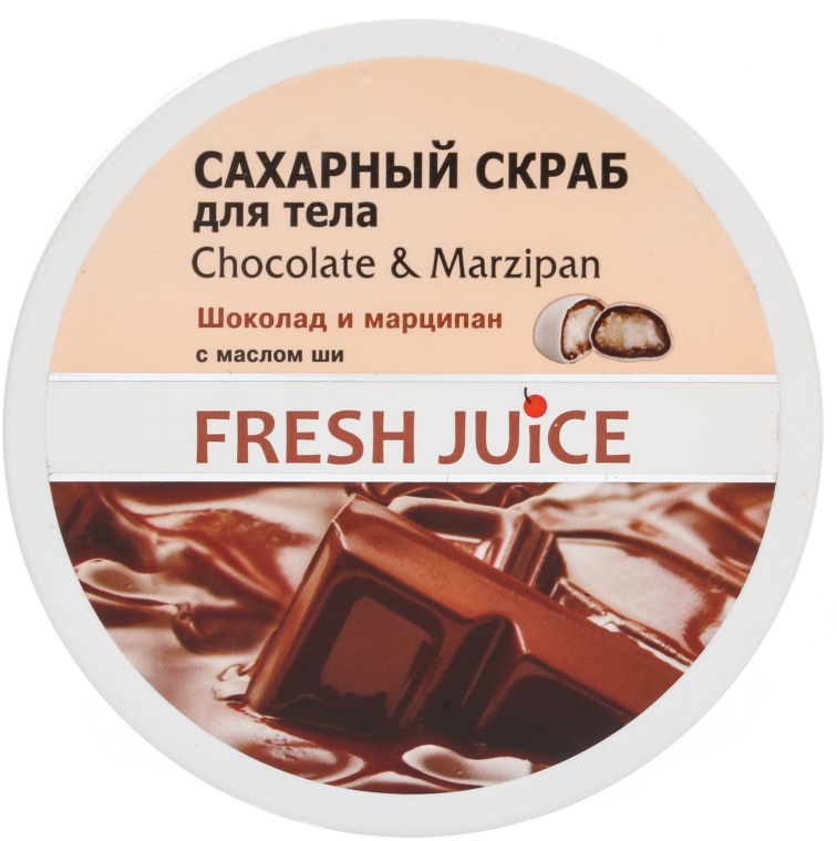Scrub do ciała - Fresh Juice Chocolate and Marzipan