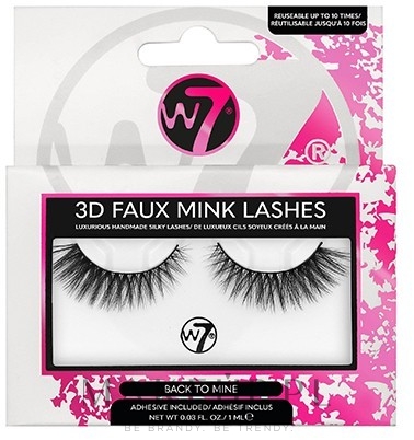 Sztuczne rzęsy - W7 3D Faux Mink Lashes — Zdjęcie Back to Mine