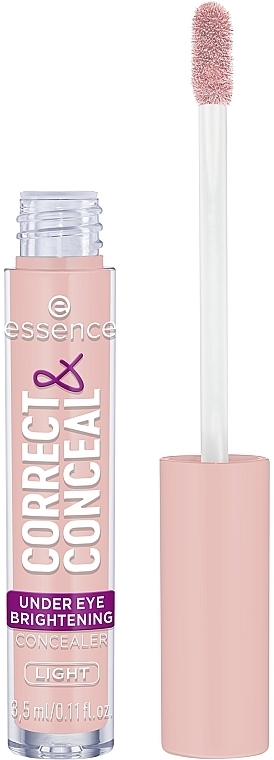 Rozjaśniający korektor pod oczy - Essence Correct & Conceal Under Eye Brightening Concealer — Zdjęcie N1