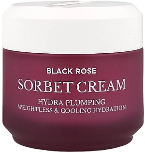 Odmładzający krem-sorbet do twarzy z czarną różą - Heimish Blak Rose Sorbet Cream — Zdjęcie N1