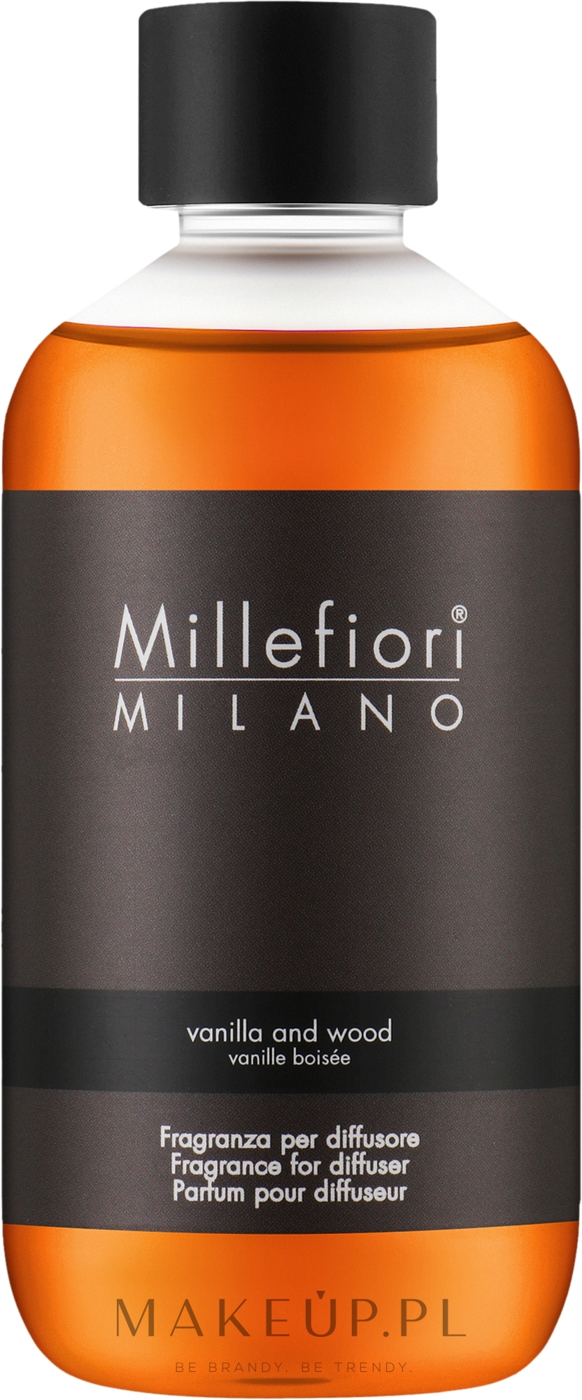 Wkład do dyfuzora zapachowego - Millefiori Milano Natural Vanilla & Wood Diffuser Refill — Zdjęcie 250 ml
