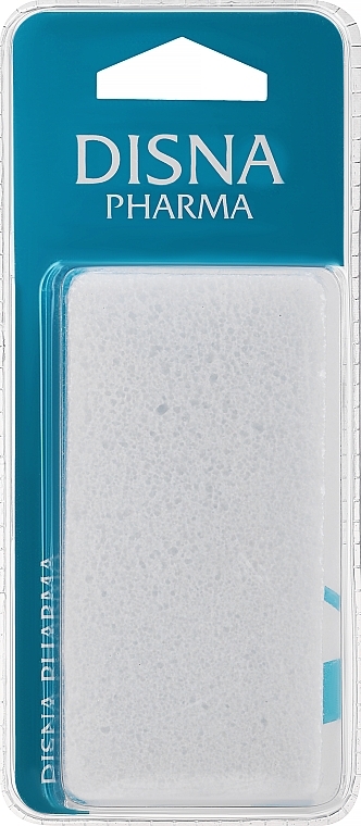 Syntetyczny pumeks do pięt, 10 cm, biały - Disna Pharma — Zdjęcie N1