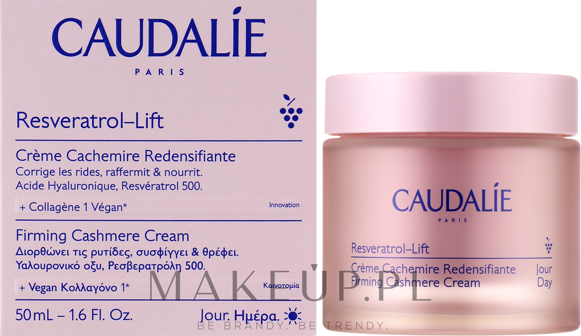 Krem do twarzy - Caudalie Resveratrol-Lift Firming Cashmere Cream New — Zdjęcie 50 ml