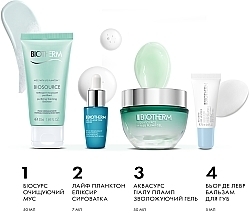 Zestaw - Biotherm Aquasource (f/gel/50ml + f/foam/50ml + elixir/7ml + lip/balm/5ml) — Zdjęcie N2