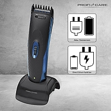 Maszynka do strzyżenia włosów + trymer PC-HSM/R 3052 NE, czarna z niebieskim - ProfiCare Hair & Beard Trimmer — Zdjęcie N3
