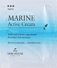 Krem nawilżający z ceramidami - The Skin House Marine Active Cream (próbka)	 — Zdjęcie N1