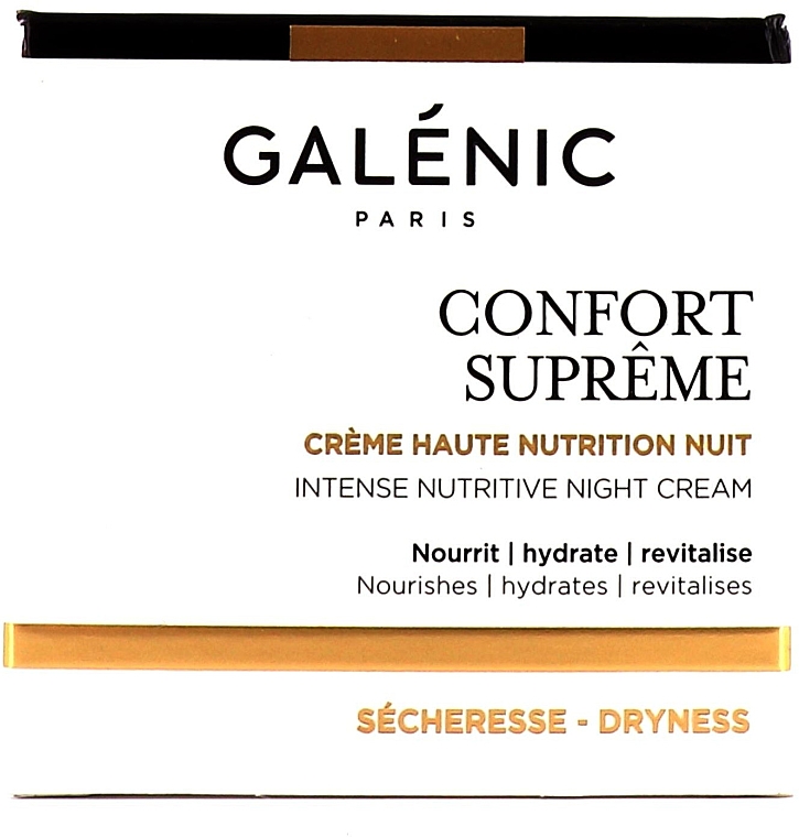 Intensywnie odżywczy krem ​​na noc - Galenic Confort Supreme Intense Nutritive Night Cream — Zdjęcie N2