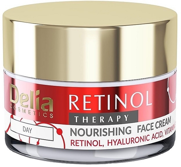 Krem do twarzy na dzień - Delia Retinol Therapy Nourishing Day Face Cream — Zdjęcie N1