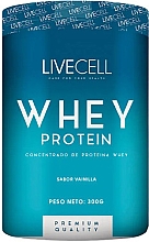 Kup Suplement diety Koncentrat białka serwatkowego z wanilią - Livecell Whey Concentrate Protein Vanilla