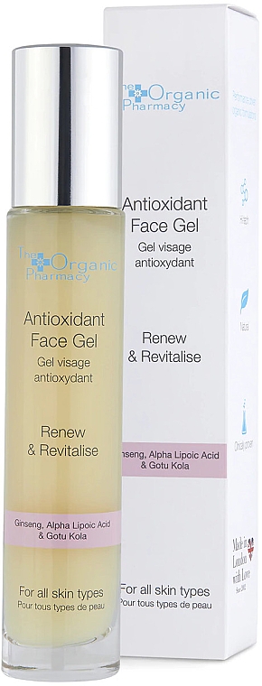 Przeciwutleniający żel do twarzy - The Organic Pharmacy Antioxidant Face Gel — Zdjęcie N1