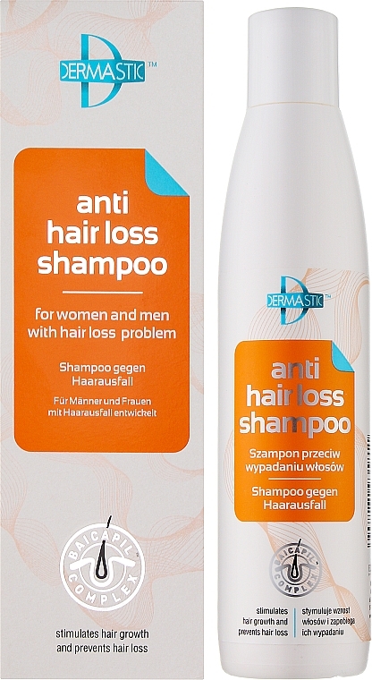 Szampon przeciw wypadaniu włosów - Dermastic Anti Hair Loss Shampoo — Zdjęcie N2