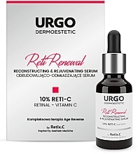 Rewitalizujące i odmładzające serum do twarzy - Urgo Dermoestetic Reti Renewal Reconstructing & Rejuvenating Serum 10% Reti-C  — Zdjęcie N1