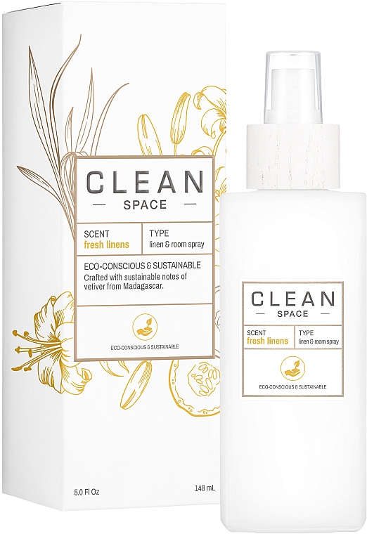 Clean Fresh Linens - Aromatyczny spray do domu — Zdjęcie N1