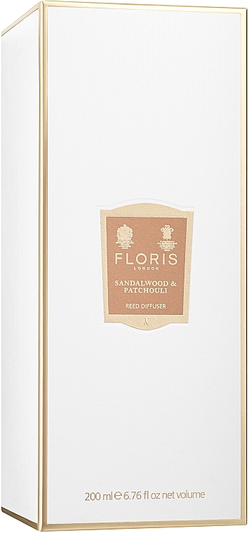 Floris Sandalwood & Patchouli Diffuser - Dyfuzor zapachowy z patyczkami — Zdjęcie N1