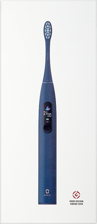 Elektryczna szczoteczka do zębów X Pro, Navy Blue - Oclean — Zdjęcie N1