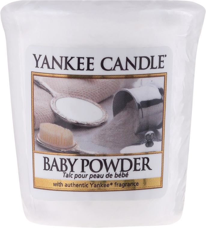 Świeca zapachowa sampler - Yankee Candle Scented Votive Baby Powder — Zdjęcie N1