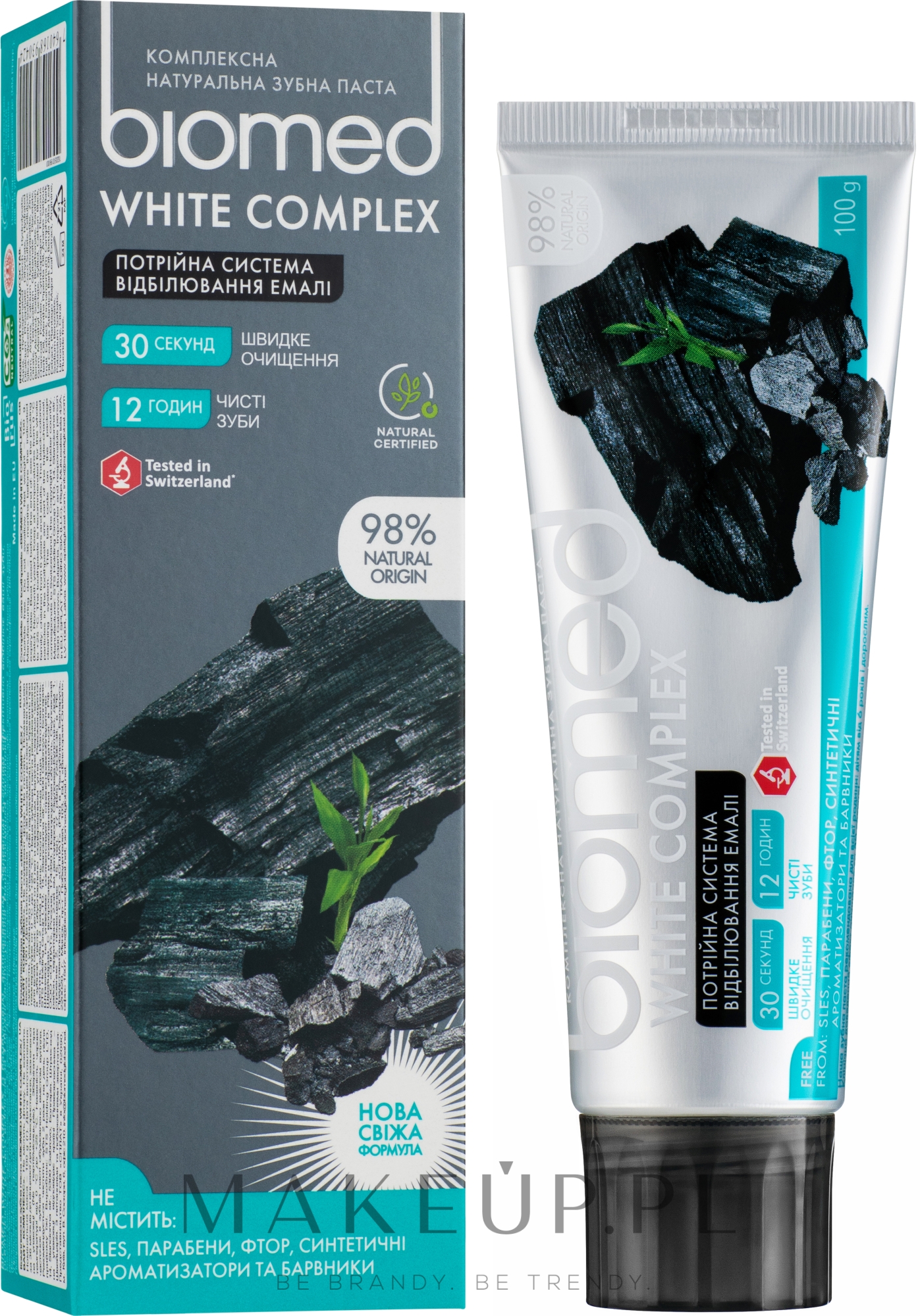 Wybielająca pasta do zębów - Biomed White Complex — Zdjęcie 100 g