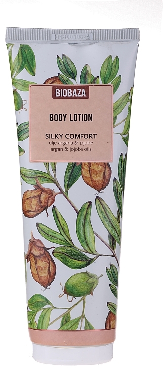 Balsam do ciała z olejem arganowym i jojoba - Biobaza Silky Comfort Body Lotion — Zdjęcie N1