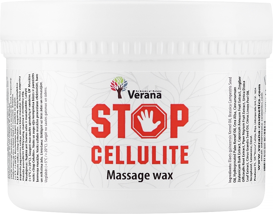 Wosk do masażu Stop Cellulite - Verana Massage Wax Stop Cellulite — Zdjęcie N2