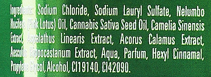 Sól do kąpieli - BingoSpa Lotus And Cannabis Oil Bath Salt — Zdjęcie N2