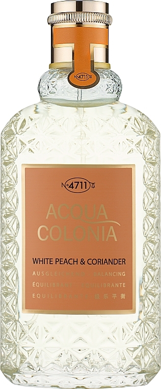 Maurer & Wirtz 4711 Acqua Colonia White Peach & Coriander - Woda kolońska — Zdjęcie N3