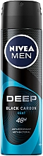 Antyperspirant w sprayu dla mężczyzn - NIVEA MEN Deep Black Carbon Beat Anti-Perspirant — Zdjęcie N1