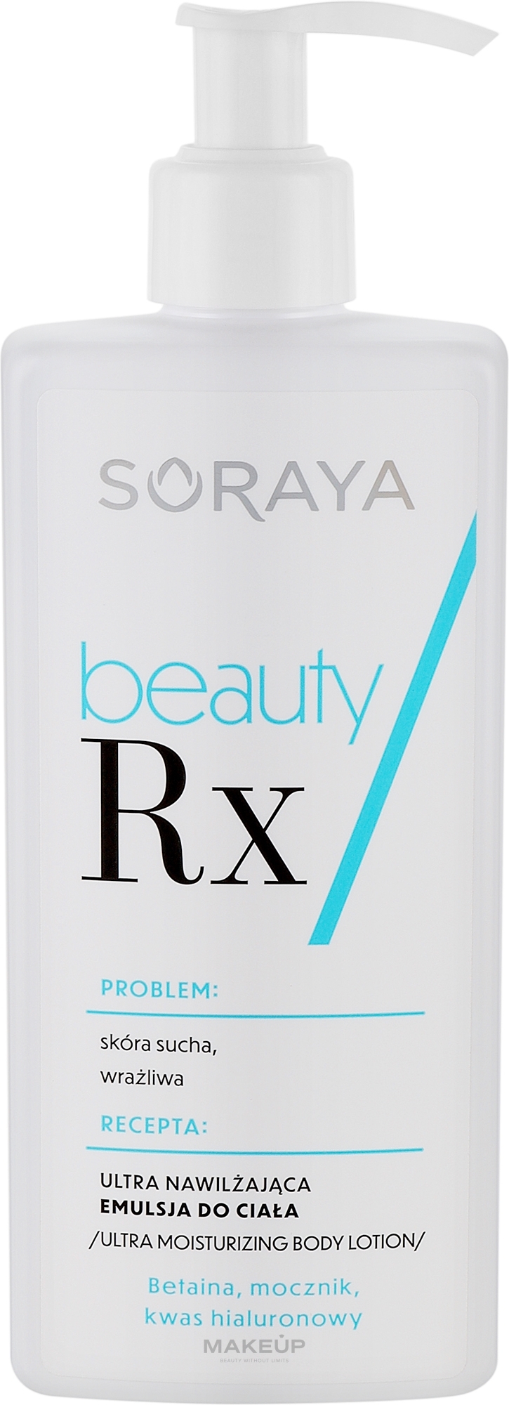 Ultranawilżająca emulsja do ciała - Soraya Beauty Rx — Zdjęcie 250 ml