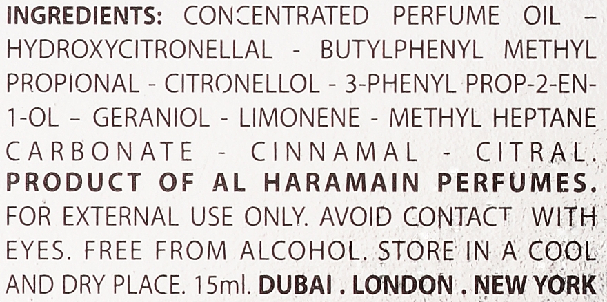 Al Haramain Alf Zahra - Olejek zapachowy — Zdjęcie N3