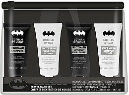 Kup Zestaw - Paladone Beauty Batman Travel Grooming Set (b/wash/55ml + shm/55ml + b/cr/55ml + cr/55ml)