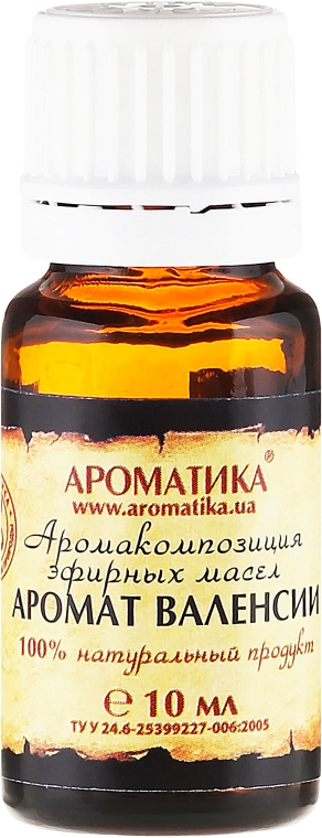 Kompleks naturalnych olejków eterycznych Zapach Walencji - Aromatika — Zdjęcie N2