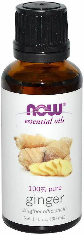 Olejek imbirowy - Now Foods Essential Oils 100% Pure Ginger  — Zdjęcie N1