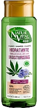 Kup Nawilżający szampon do włosów suchych - Natur Vital Eco Moisturising Hemp & Linseed Shampoo 