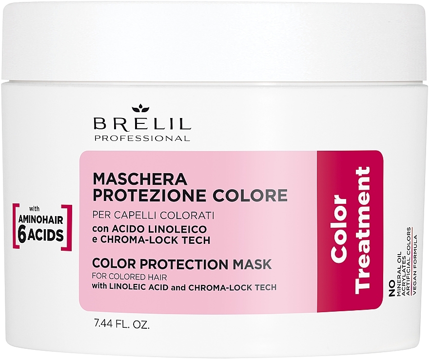 Maska do włosów farbowanych - Brelil Color Treatment Color Protection Mask — Zdjęcie N1