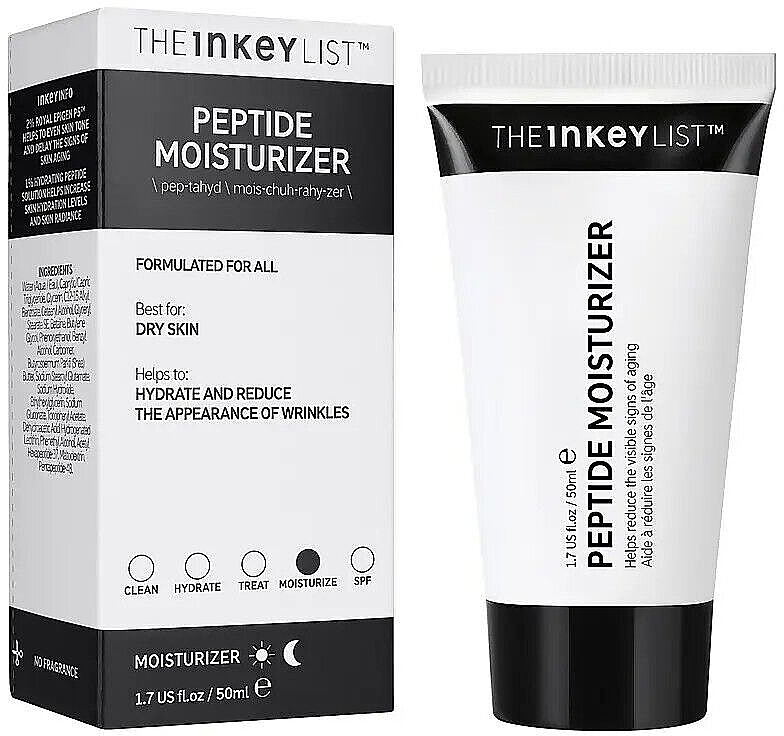 Peptydowy krem nawilżający - The Inkey List Peptide Moisturizer — Zdjęcie N2