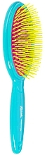 Kup Szczotka do włosów 22 x 6,5 cm, niebieska - Janeke Large Oval Air-Cushioned Brush