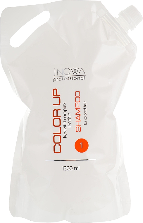 Szampon do włosów farbowanych z ceramidami, jagodami goji i olejem monoi - jNOWA Professional Color Up Hair Shampoo (uzupełnienie) — Zdjęcie N1