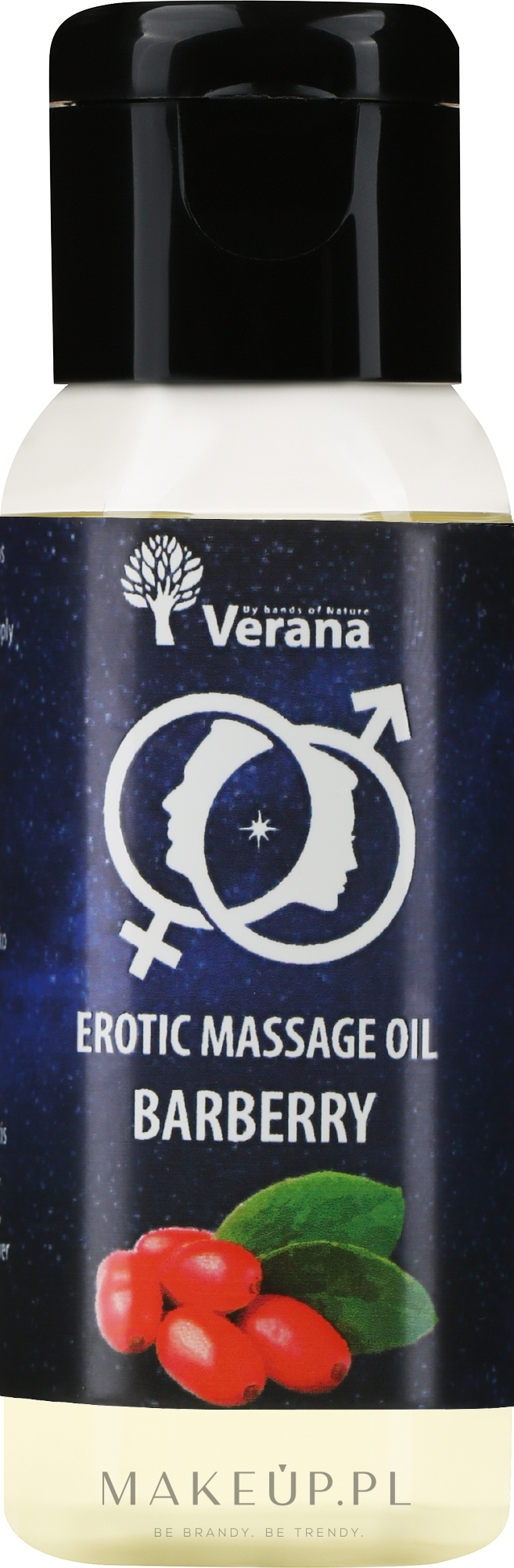 Olejek do masażu erotycznego Berberys - Verana Erotic Massage Oil Barberry — Zdjęcie 30 ml