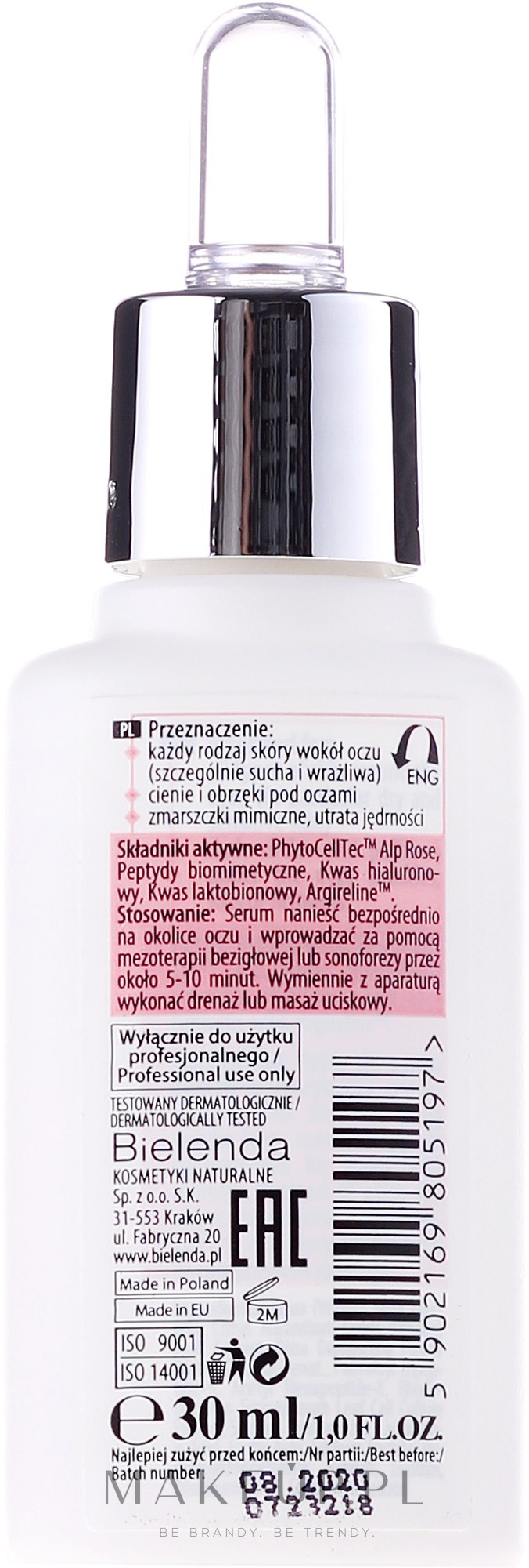 Bielenda Professional Eye Lift Program Peptide Firming Serum