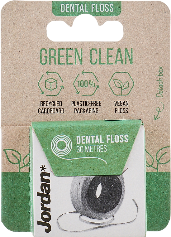 Nić dentystyczna, 30 m - Jordan Green Clean Dental Floss — Zdjęcie N1