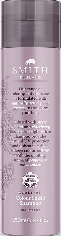 Szampon przeciw podrażnieniom skóry głowy - Smith England Guardian Colour Shield Shampoo — Zdjęcie N1