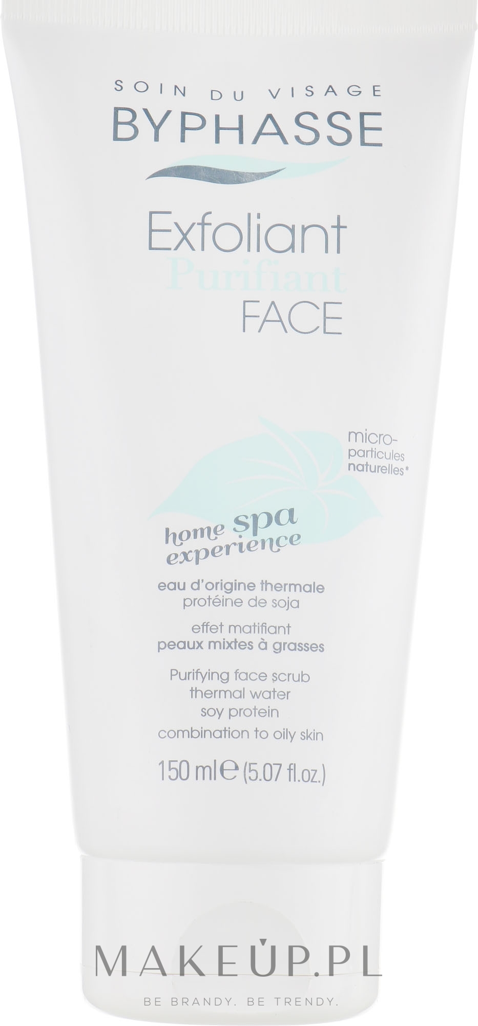 Peeling do twarzy dla skóry mieszanej - Byphasse Home Spa Experience Purifying Face Scrub Combination To Oily Skin — Zdjęcie 150 ml