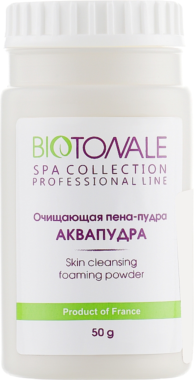 Oczyszczająca pianka-puder w słoiczku Aquapowder - Biotonale Skin Cleansing Foaming Powder — Zdjęcie N1
