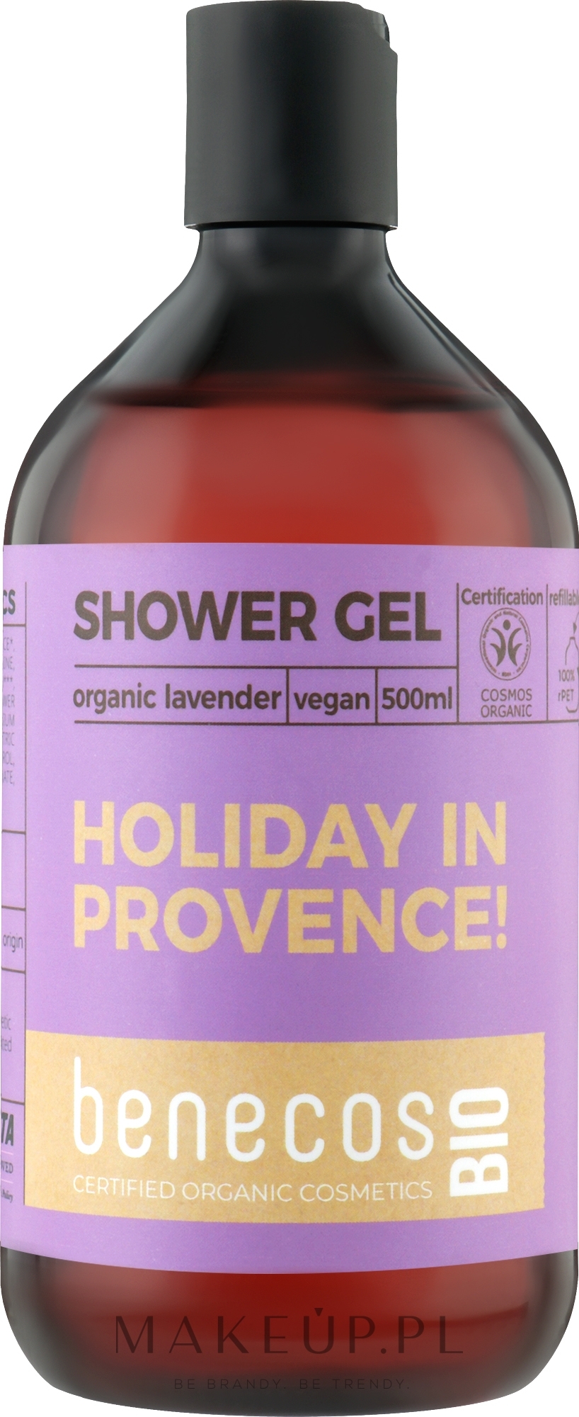 Żel pod prysznic - Benecos Shower Gel Organic Lavender — Zdjęcie 500 ml